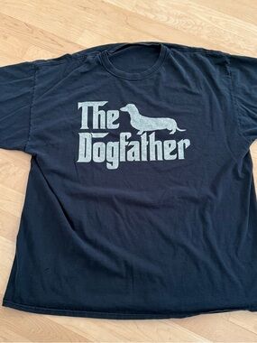 The Dogfather Graphic Tee - Black